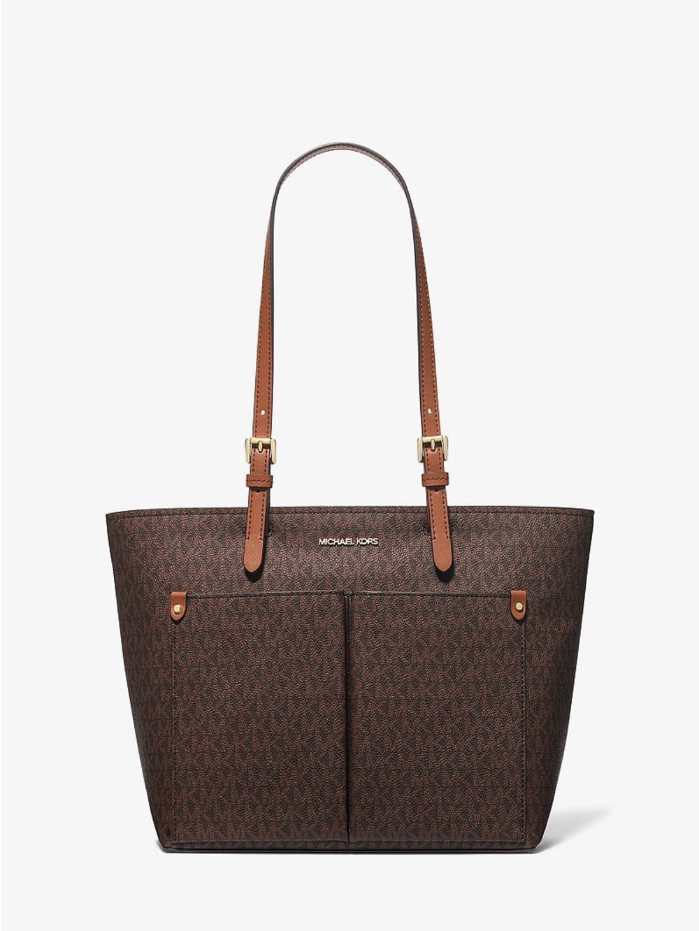 Michael Kors Brown jet set travel tote